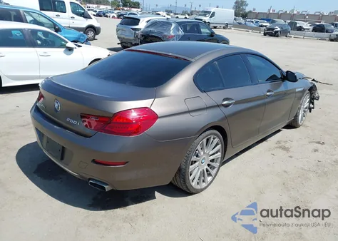 2017 BMW 650I Gran Coupe xDrive z USA, uszkodzony, nr VIN WBA6D6C53HG388480